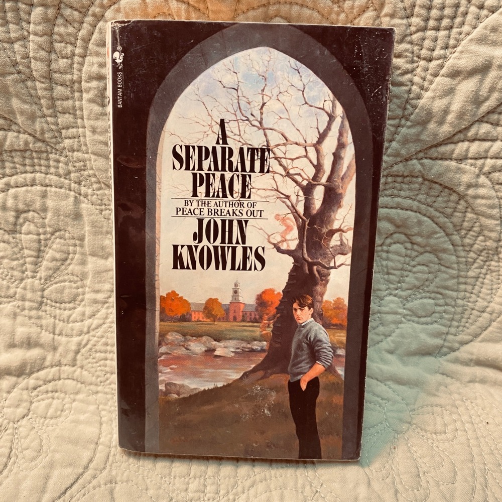 A Separate Peace John Knowles Bantam Books Paperback Novel 1975